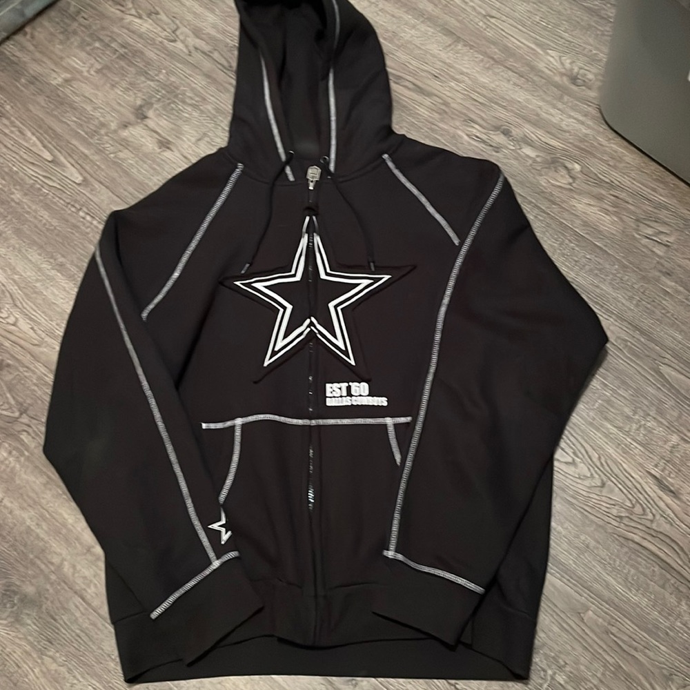 NFL cowboys zip up hoodie
